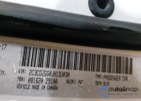 2018 Dodge Challenger Gt Awd z USA, uszkodzony, nr VIN 2C3CDZGG0JH133030